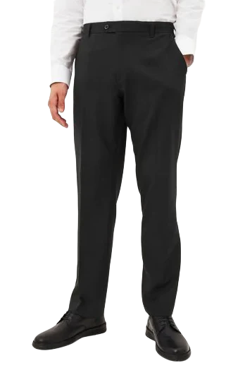 VIYELLA Wool Touch WINDSOR BLACK Trouser