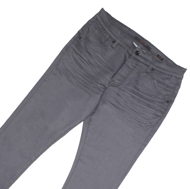 Cutty Grey Denim Coated Jeans