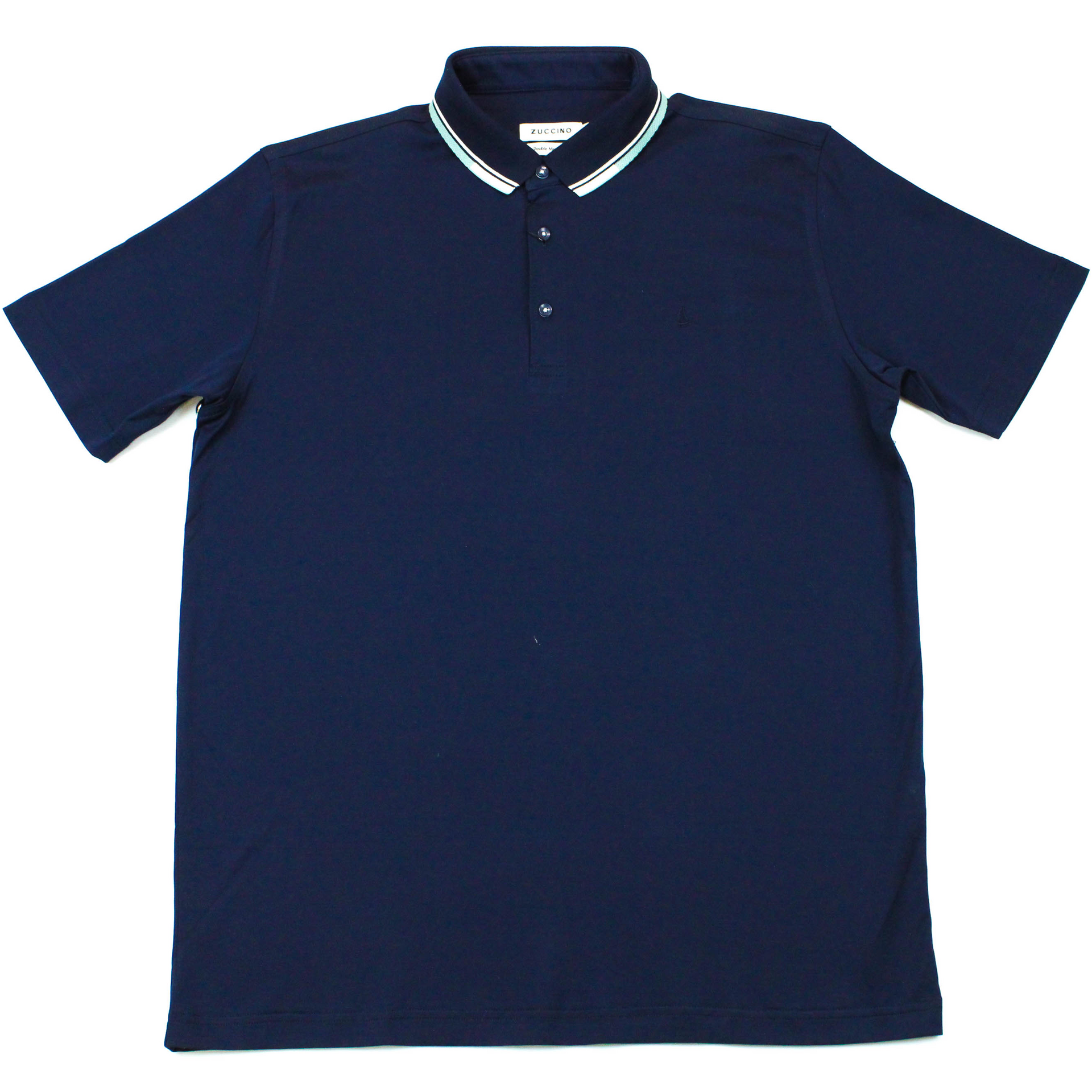 Zuccino S/S Double Mercerized Navy Golfer - BOSSINI SA