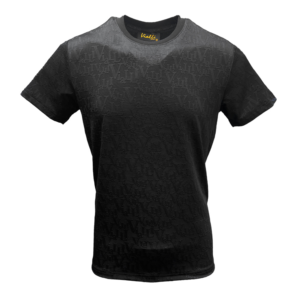 Vialli Hedore Black T Shirt