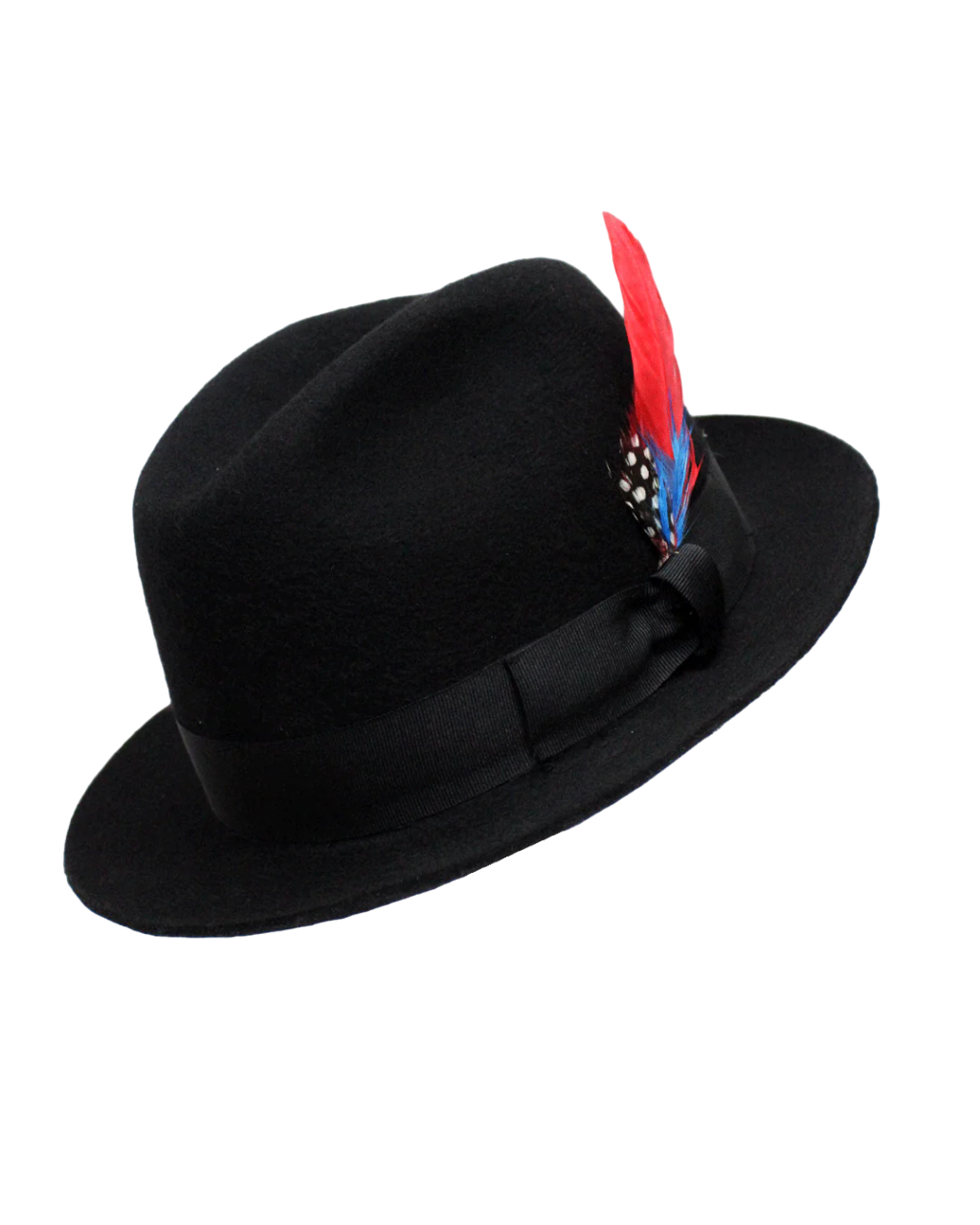 DOBBS Black Trilby Fedora Hat