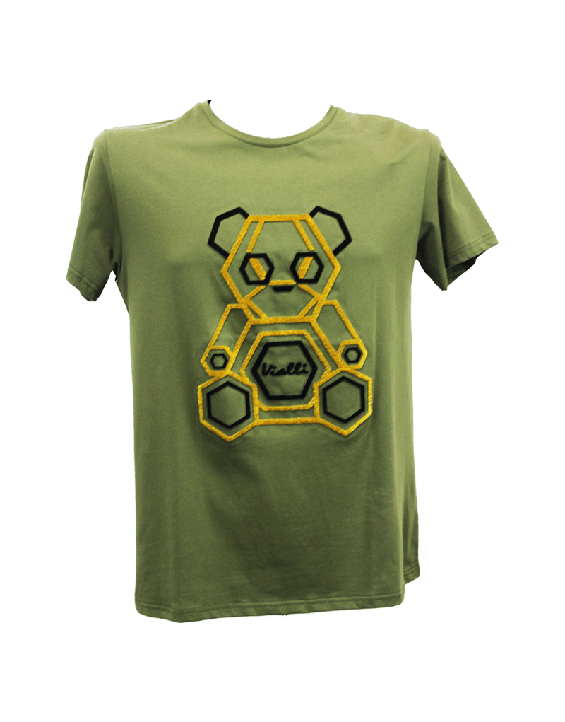 Vialli Teddy Olive T-Shirt