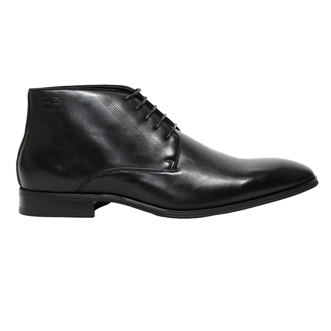 Gino Paoli Black Lace Up Boot