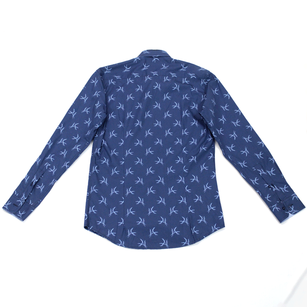 Zuccino Blue Geo LS Shirt