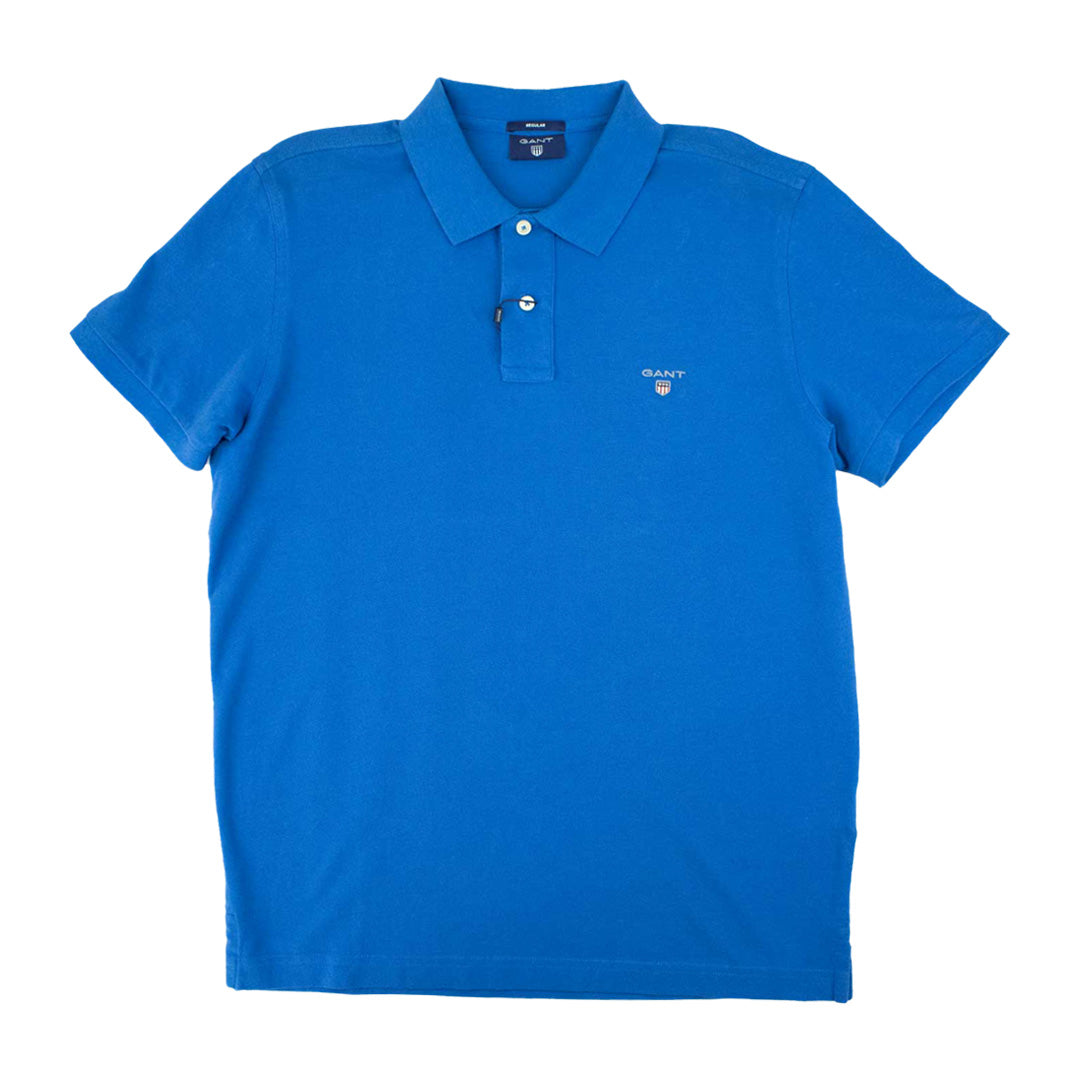 Gant Original SS Pique Nautica Blue Golfer