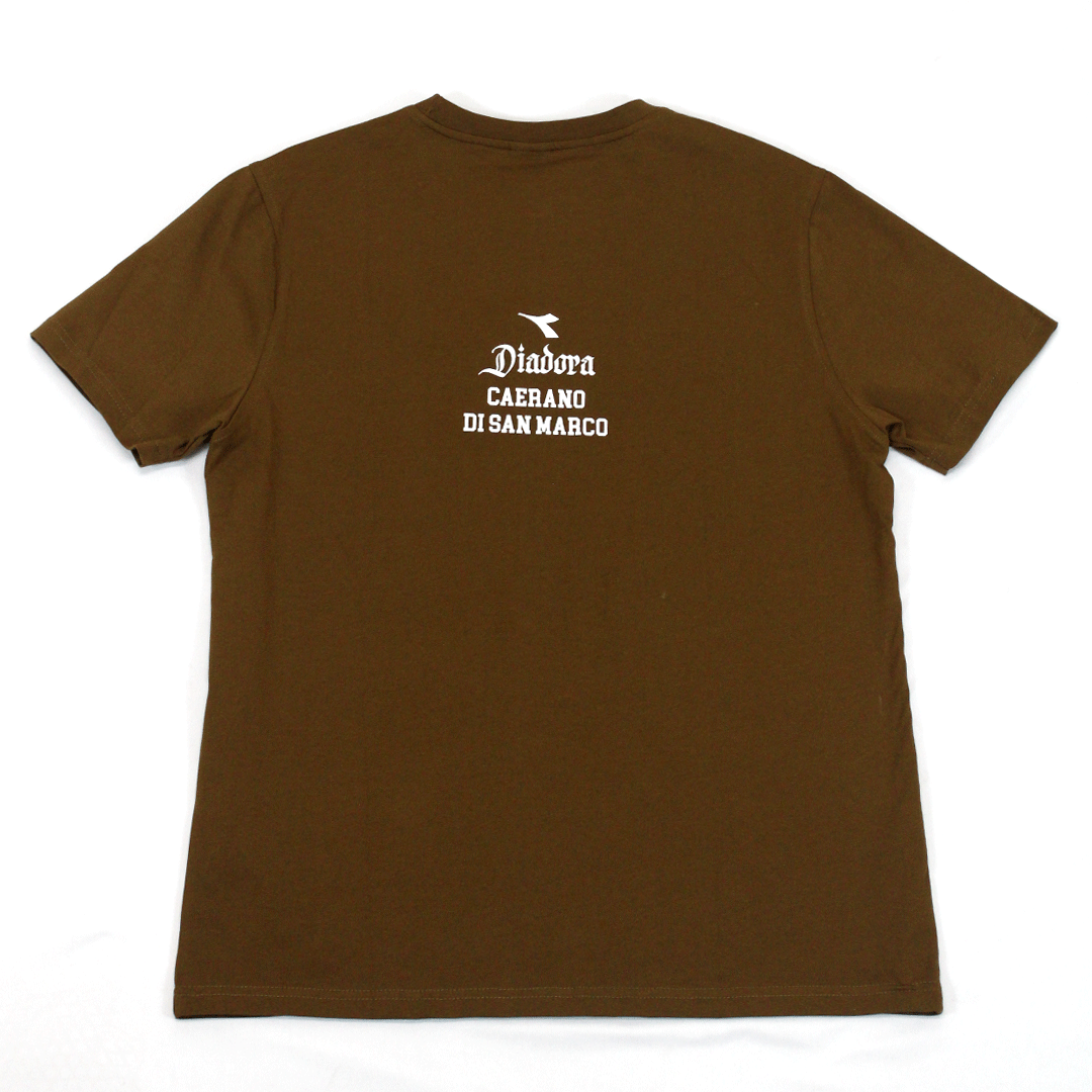 DIADORA Eliseo Brown Graphic T Shirt