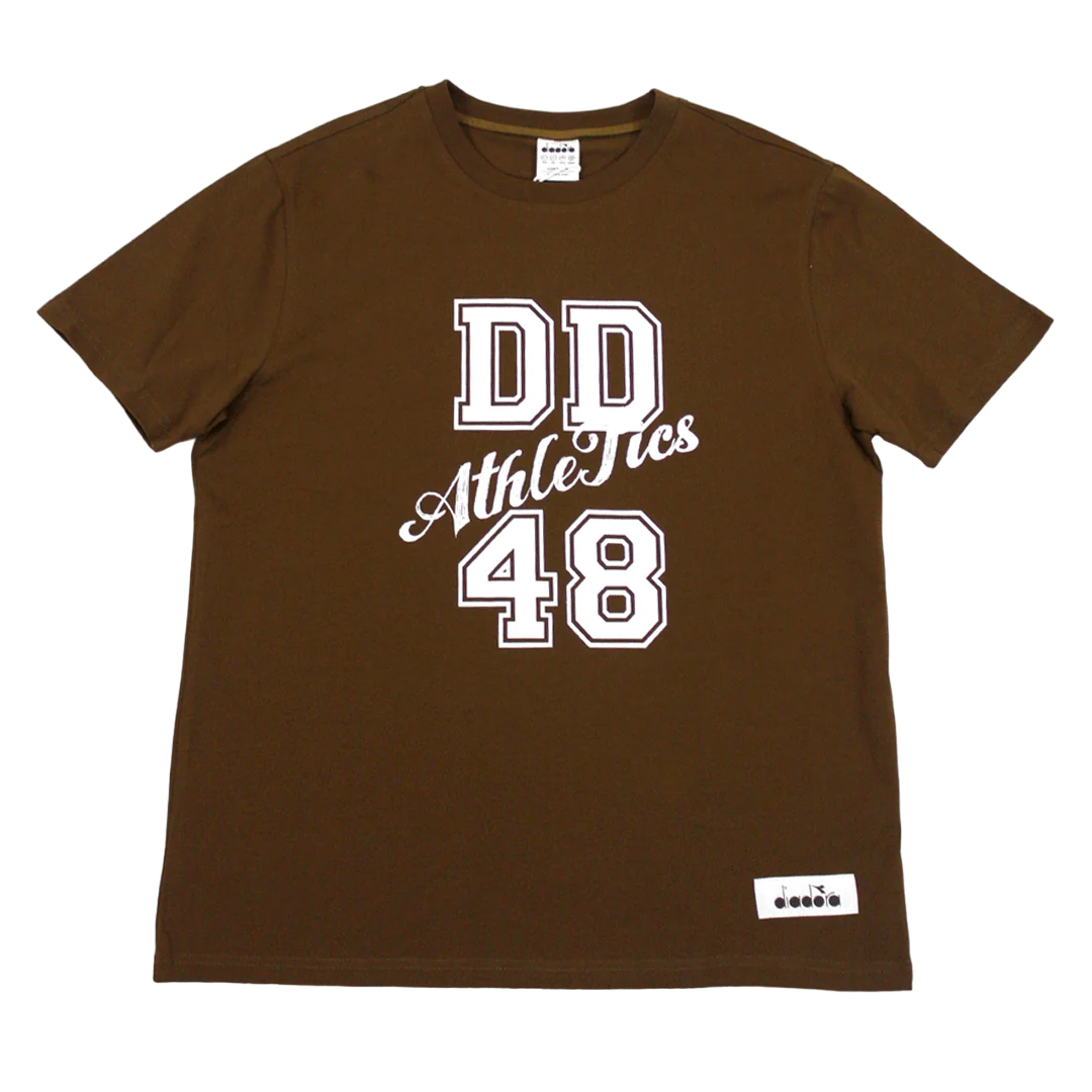 DIADORA Eliseo Brown Graphic T Shirt