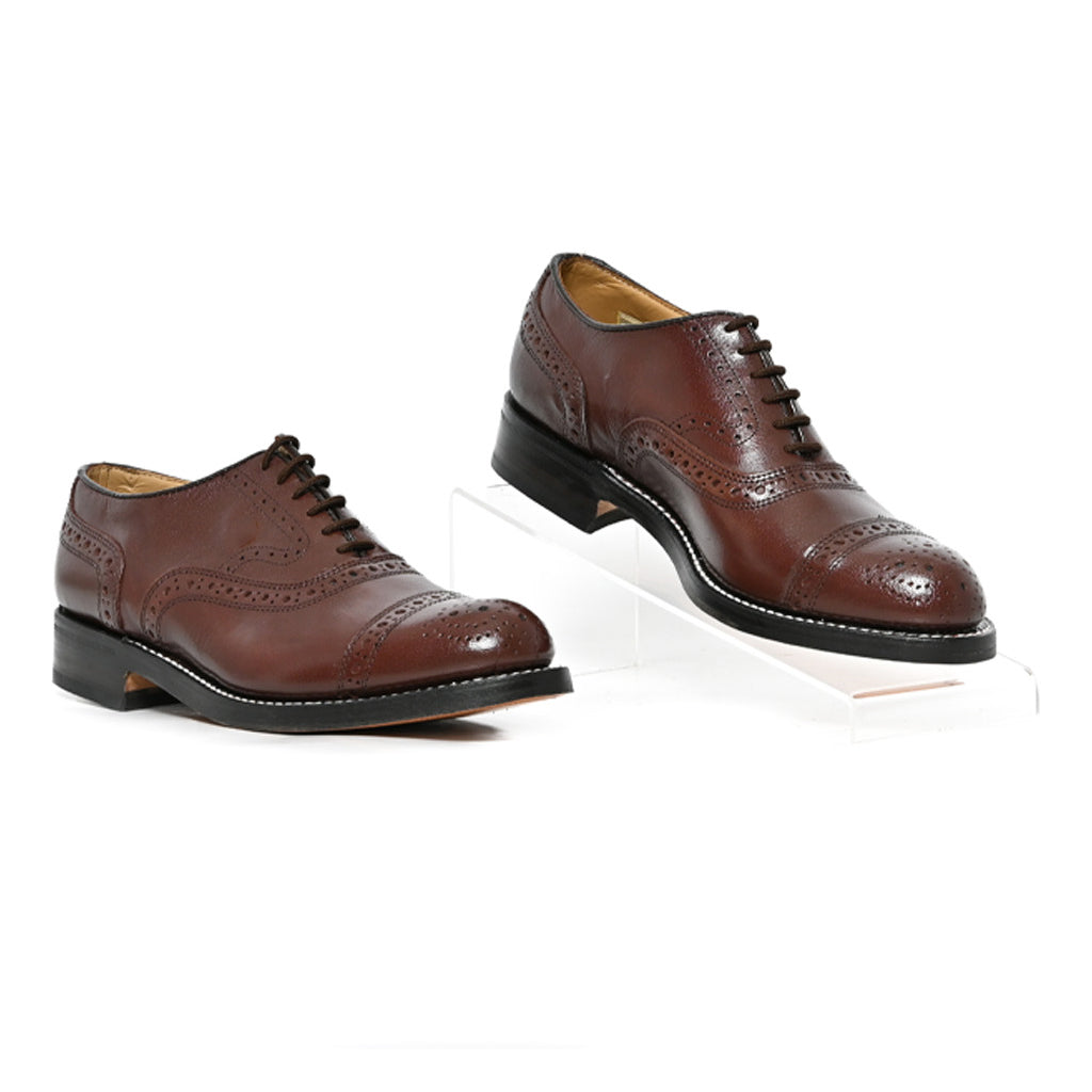 Crockett & Jones Leather Buffcalf Teak