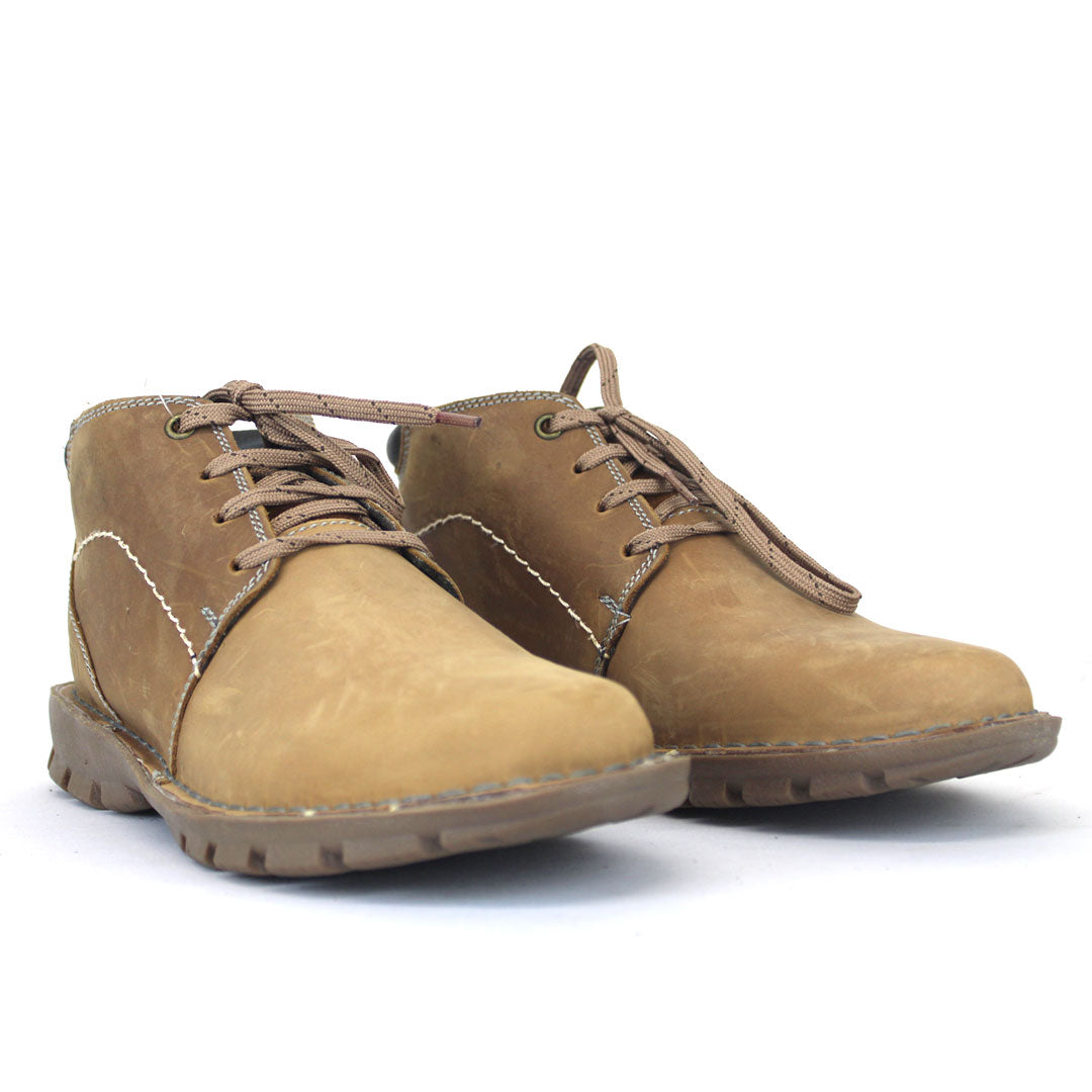 DESERT Vellie  Leather Cat Tan Boot