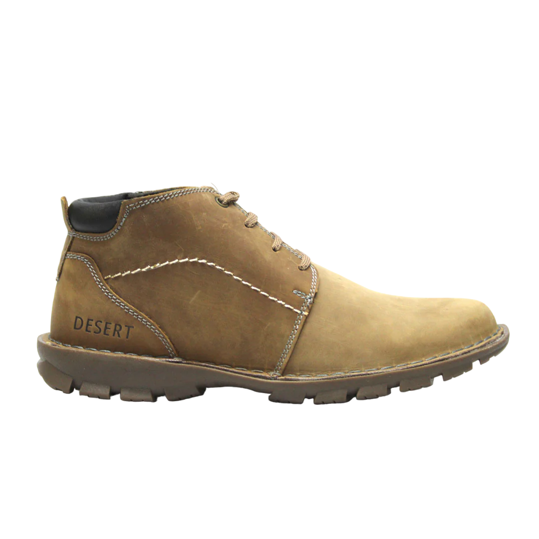 DESERT Vellie  Leather Cat Tan Boot