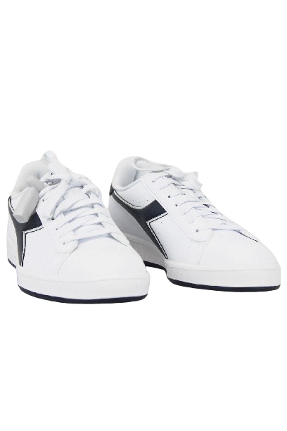 Diadora Denim Leather White Blue Sneaker