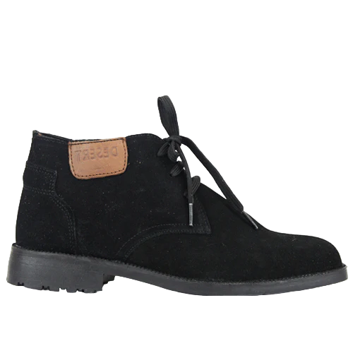 DESERT Vellie Black Suede Fashion Boot