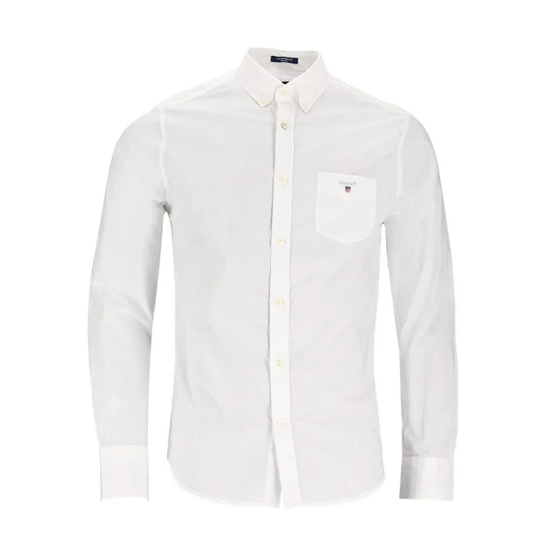 Gant Original Oxford Plain Reg White LS Shirt