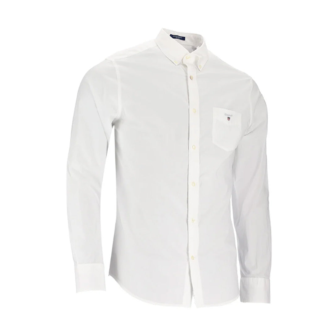 Gant Original Oxford Plain Reg White LS Shirt