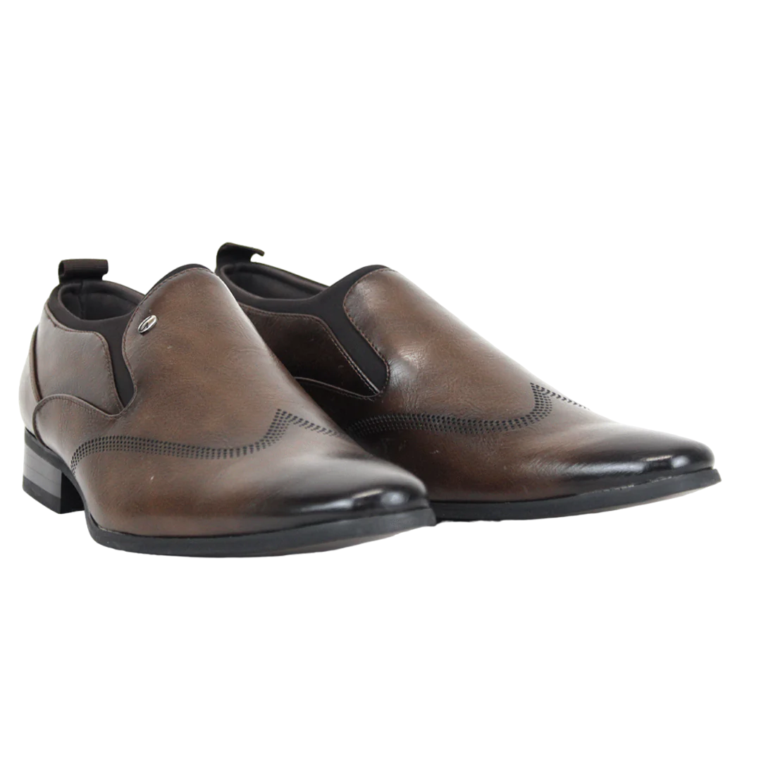 GINO PAOLI Brown Lloyd Slip On