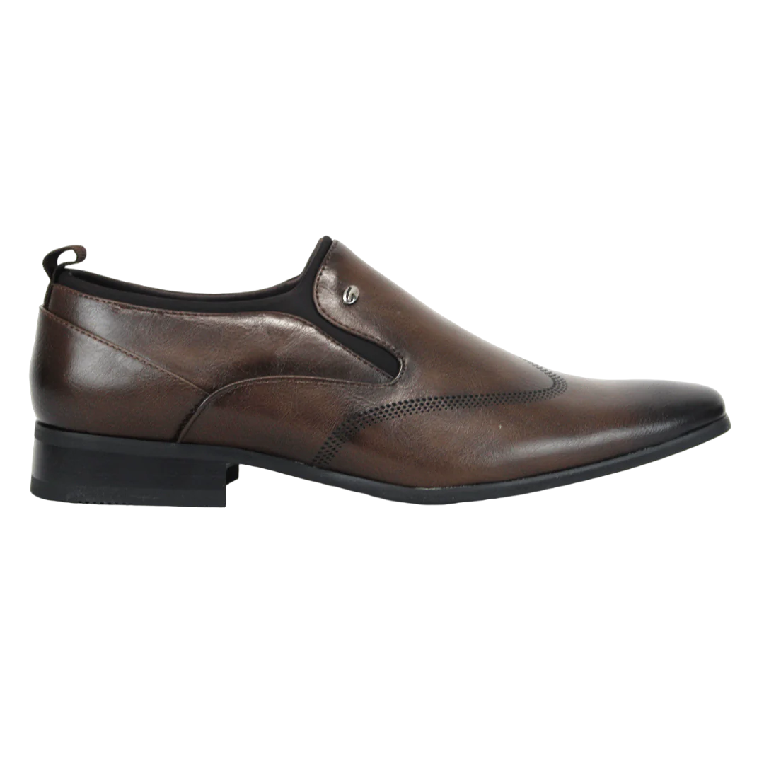 GINO PAOLI Brown Lloyd Slip On