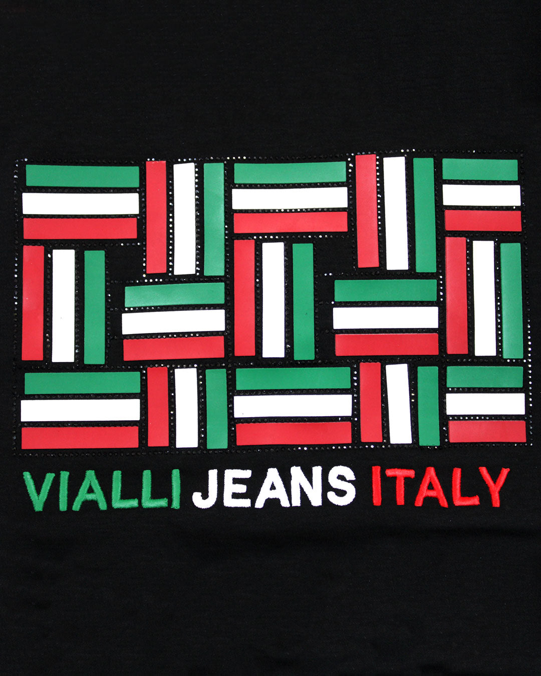 Vialli Itile Black T Shirt