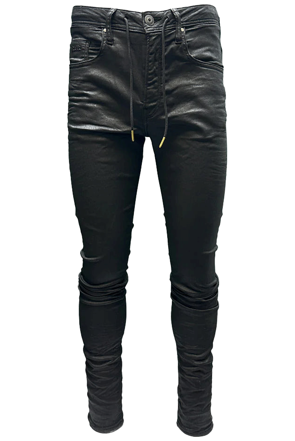 Vialli Elvinios Wax Strato Fit Black Jean