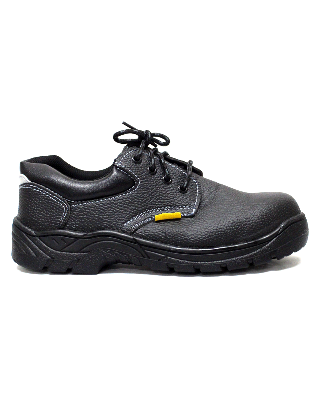 LANDER Leather  Steel ToeCap Lo Black Safety Shoe