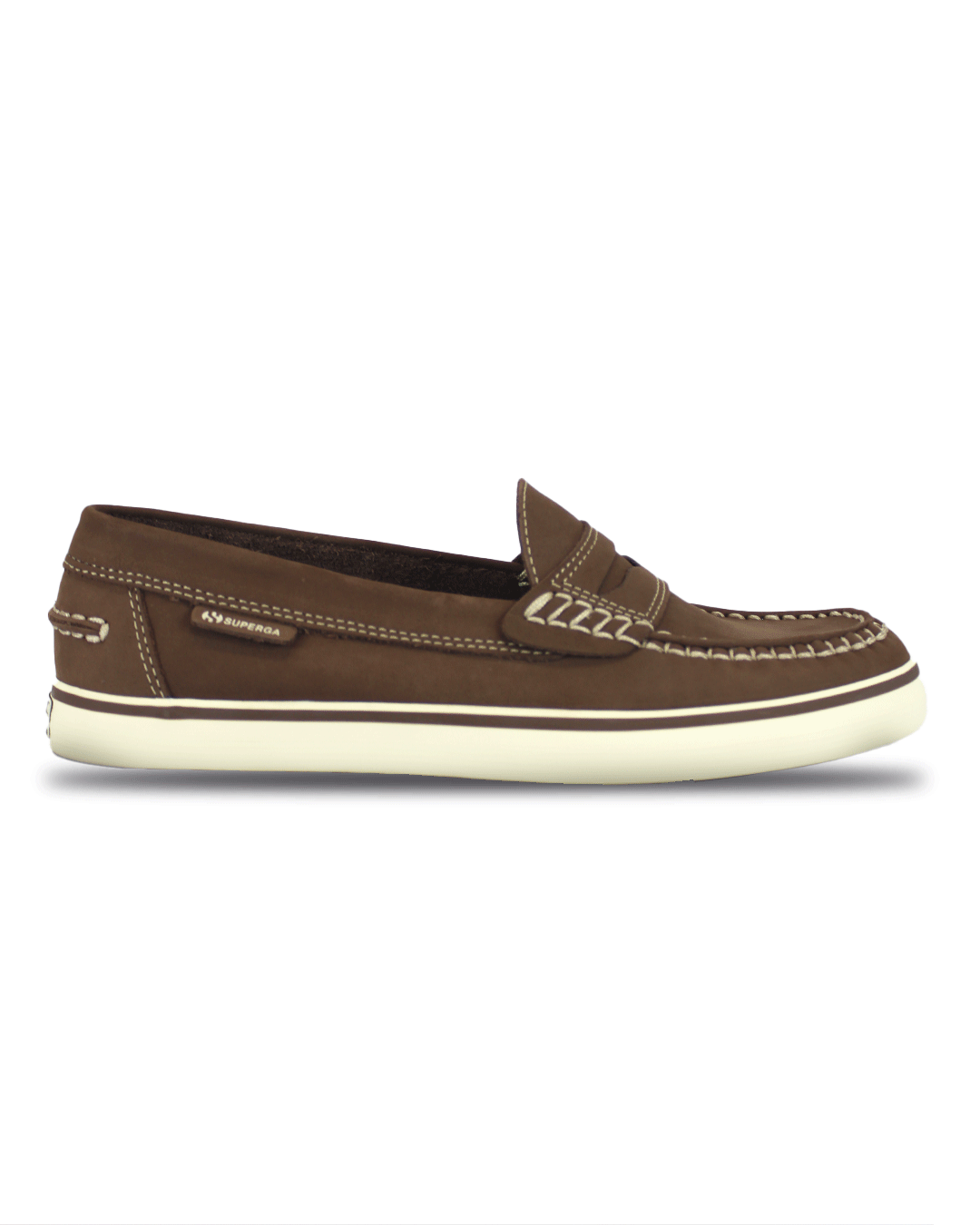 SUPERGA Brown Moccasin