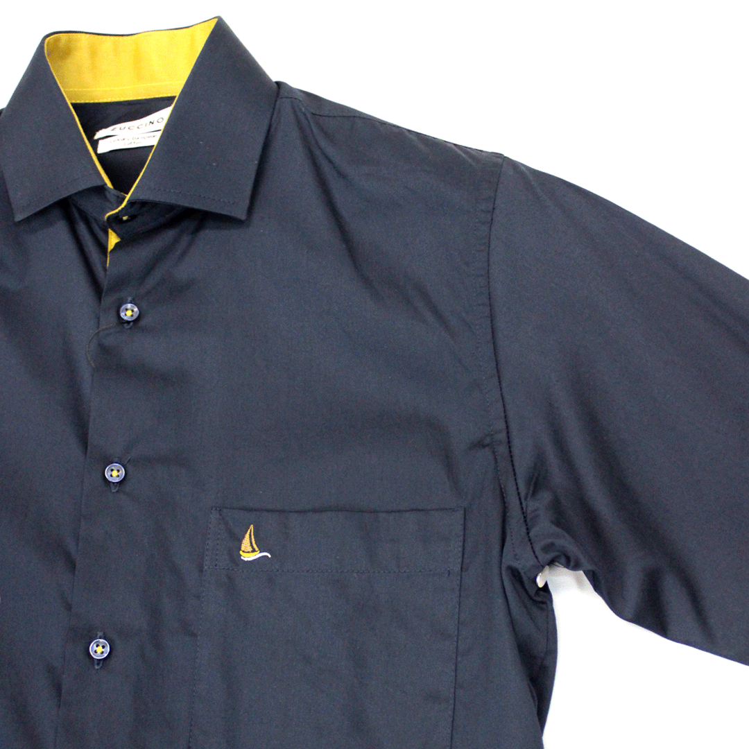 Zuccino Navy LS Shirt