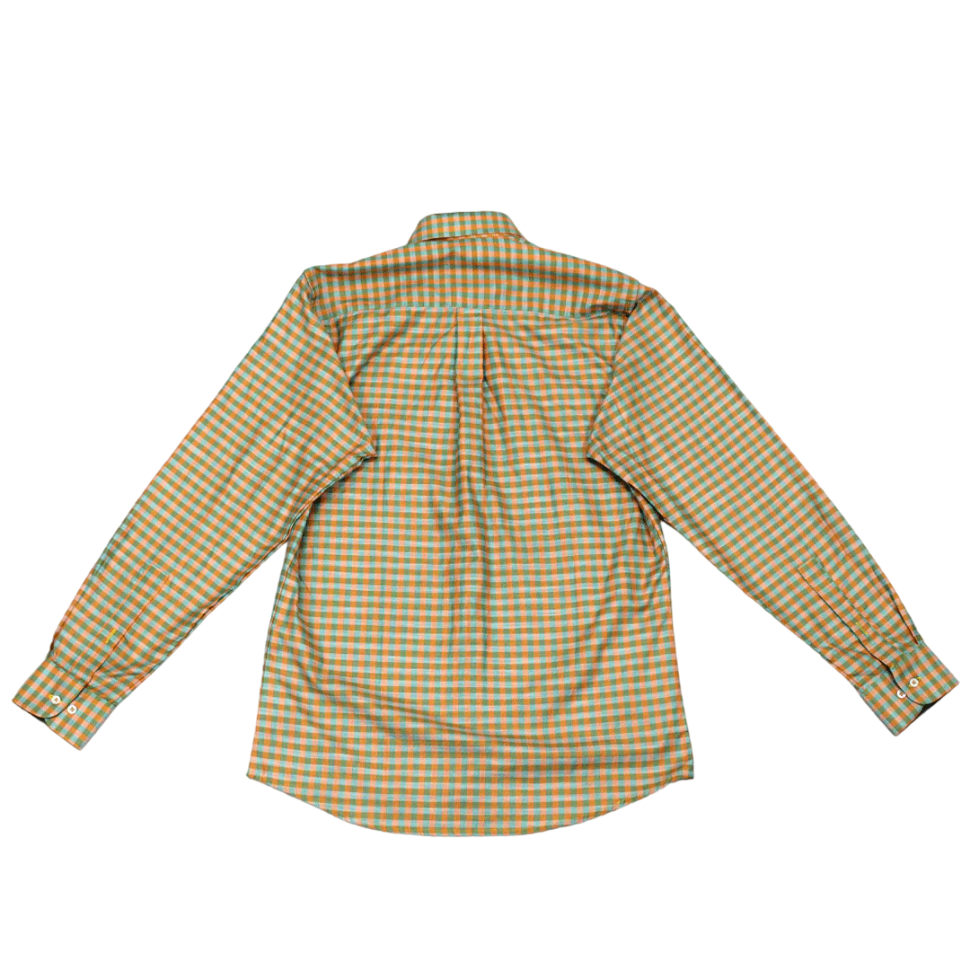 Zuccino LS Orange  Check Shirt