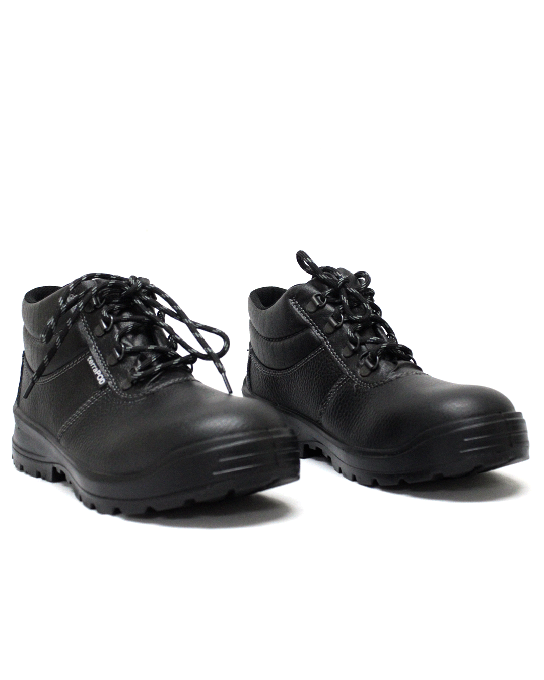 TerraPOD Leather Black Steel ToeCap Boot