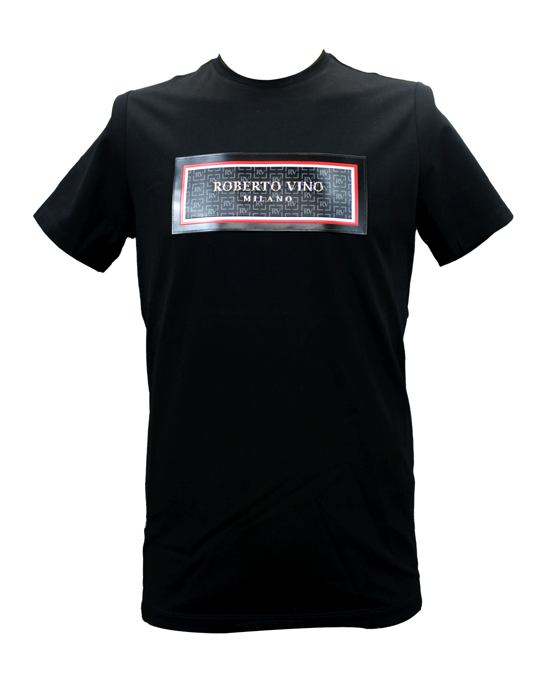 Roberto Vino Rect Milano Black T Shirt