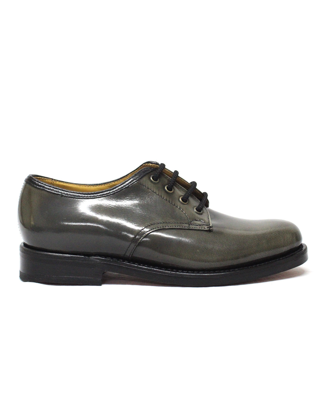 Saxone Leather Ash Grey Shoes