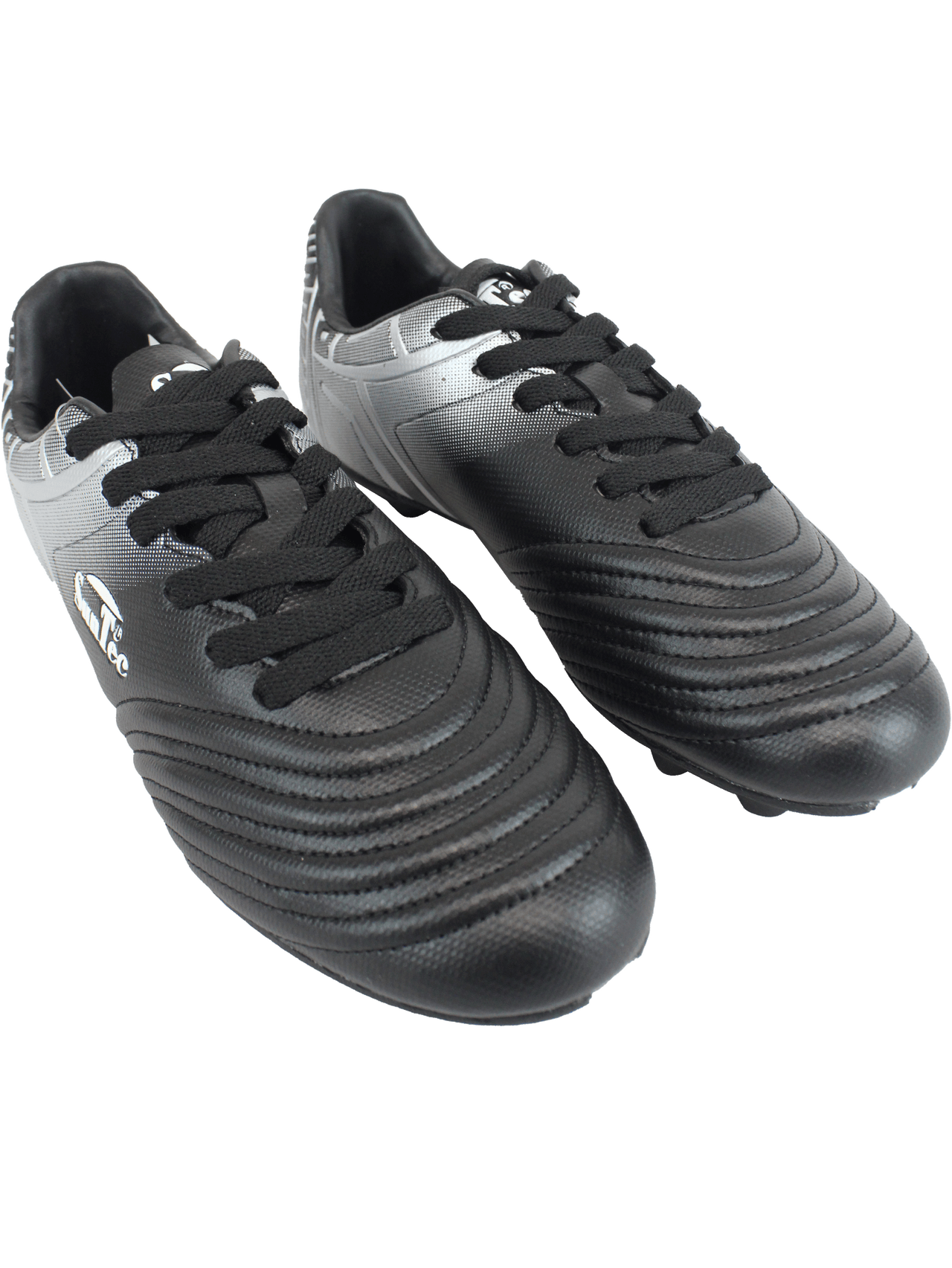 Sun-Tec Black/Silver Soccer Boots