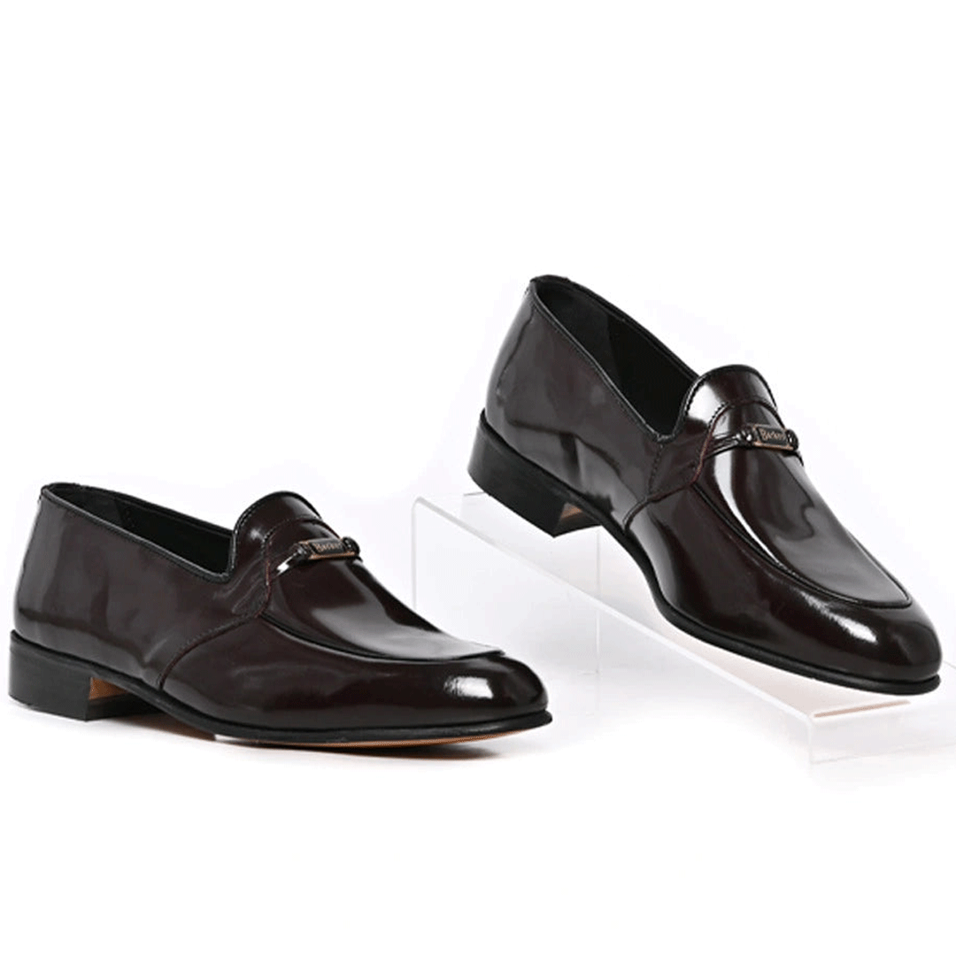 Barker Burgundy Mocassin Leather Shoe