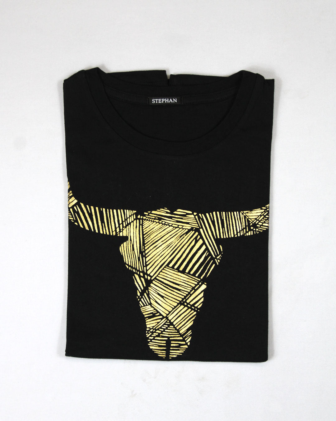 Stephan Nguni Art Black T Shirt