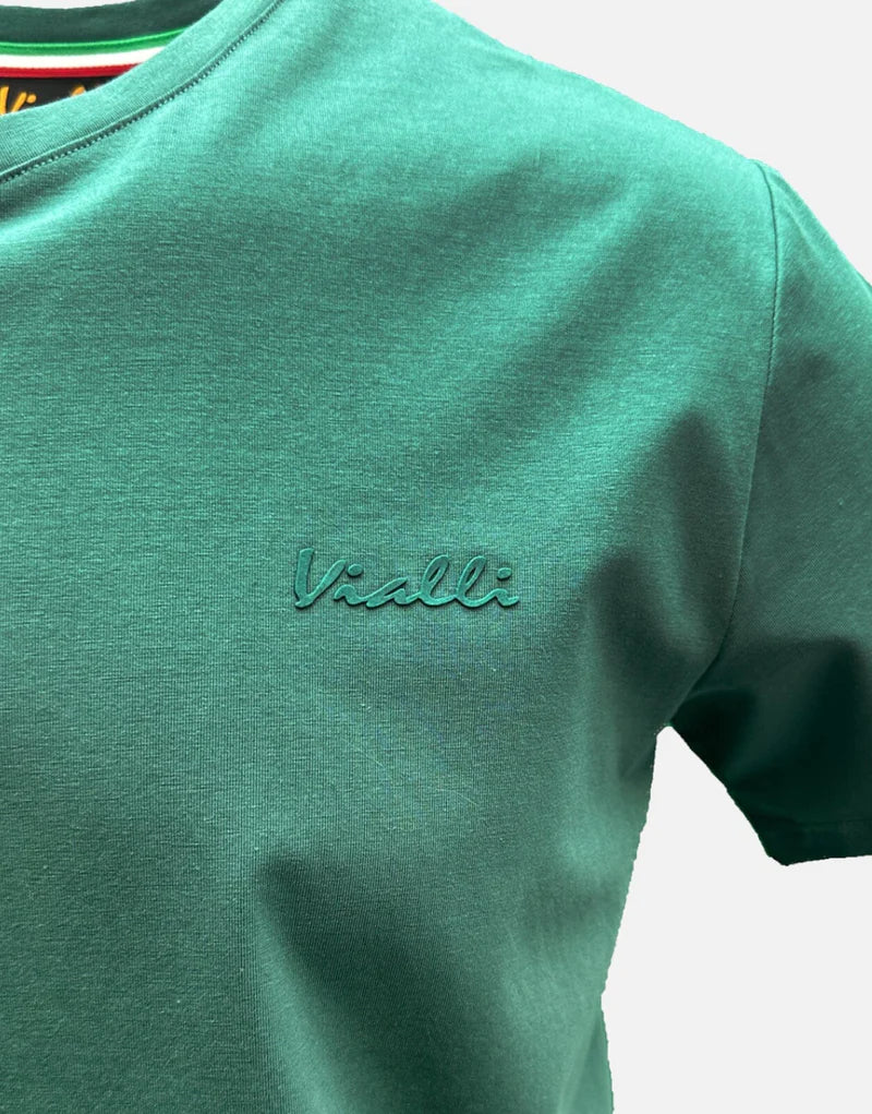 Vialli Bold V-Neck T Shirt