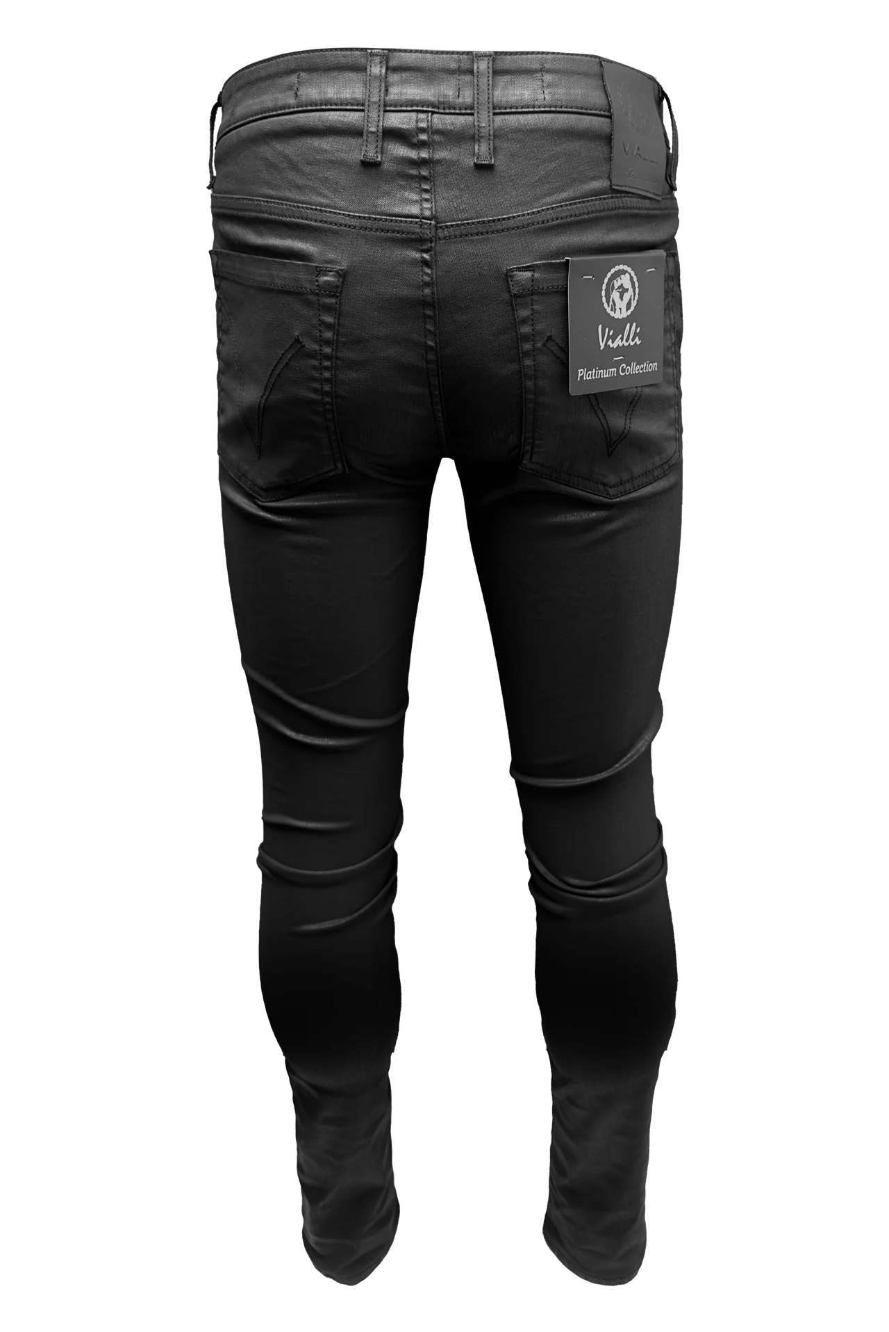 Vialli Impossibo Wax Black Skinny Jean