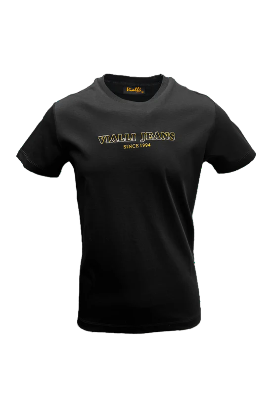 Vialli Ibust Black Gold T-Shirt