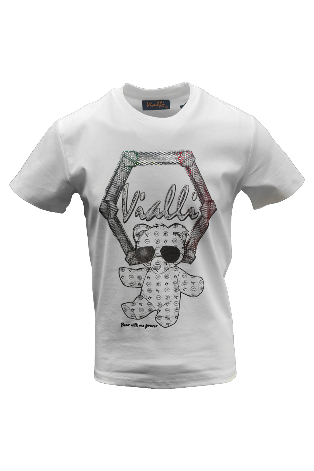 Vialli White Teddy Harvey T Shirt