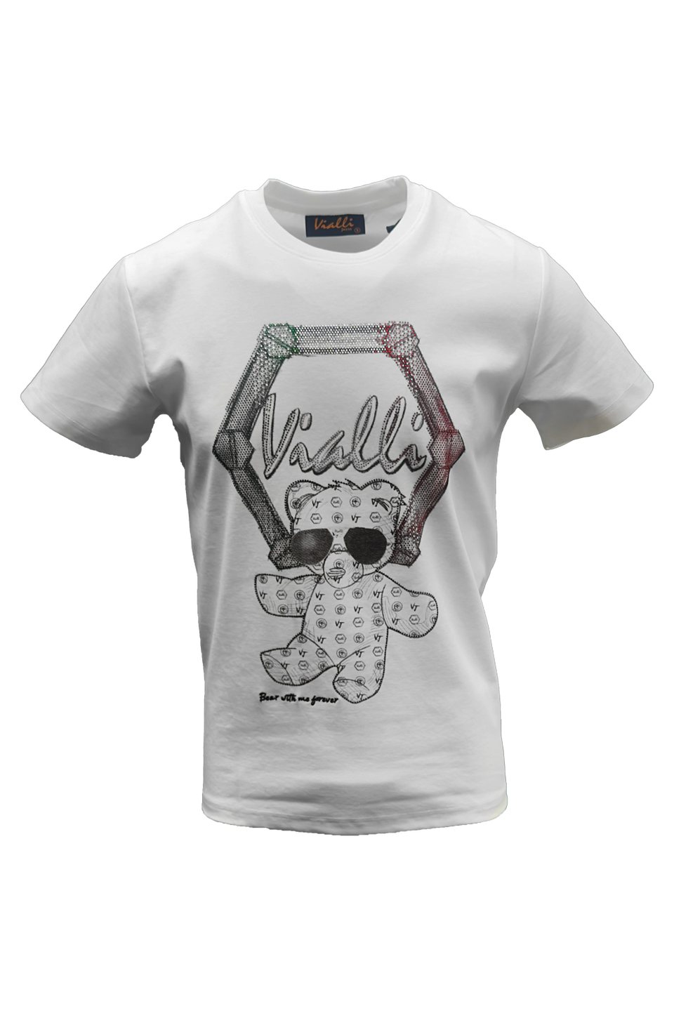 Vialli White Teddy Harvey T Shirt