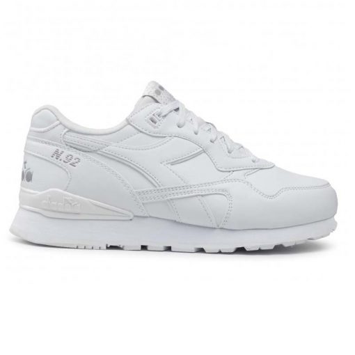 Diadora N92 White Leather Trainer - BOSSINI SA