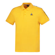 men's golt t-shirt yellow lecoq sportif