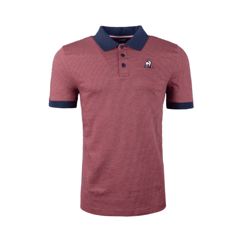 Men's golf t-shirt blue purple lecoq sportif