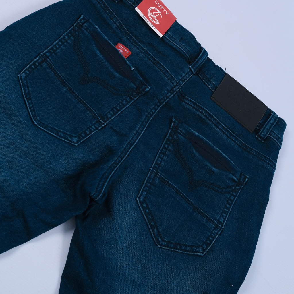 Cutty Tempo Indigo Blue Jean Shorts - BOSSINI SA