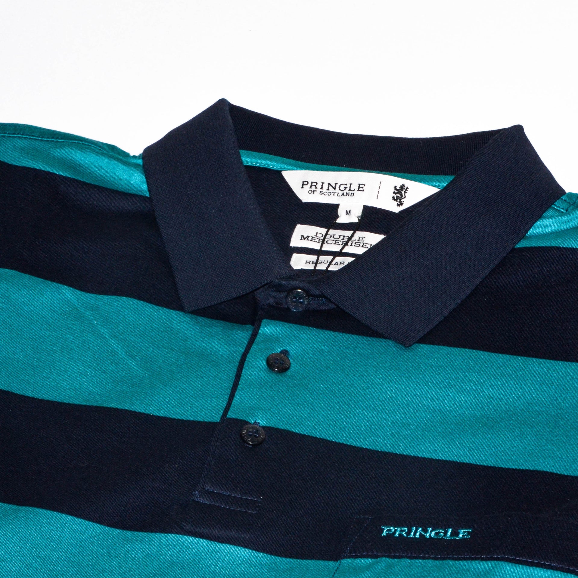 Pringle Teal Golfer Mercerised - BOSSINI SA