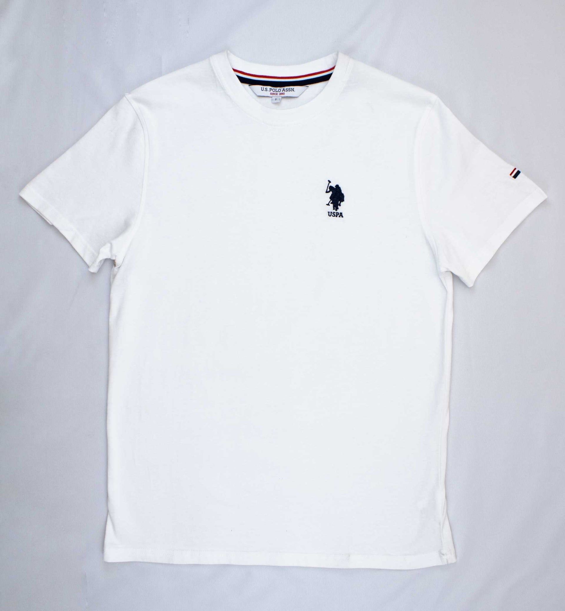 US Polo ASSN Crew Neck T-Shirt White - BOSSINI SA