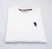 US Polo ASSN Crew Neck T-Shirt White - BOSSINI SA