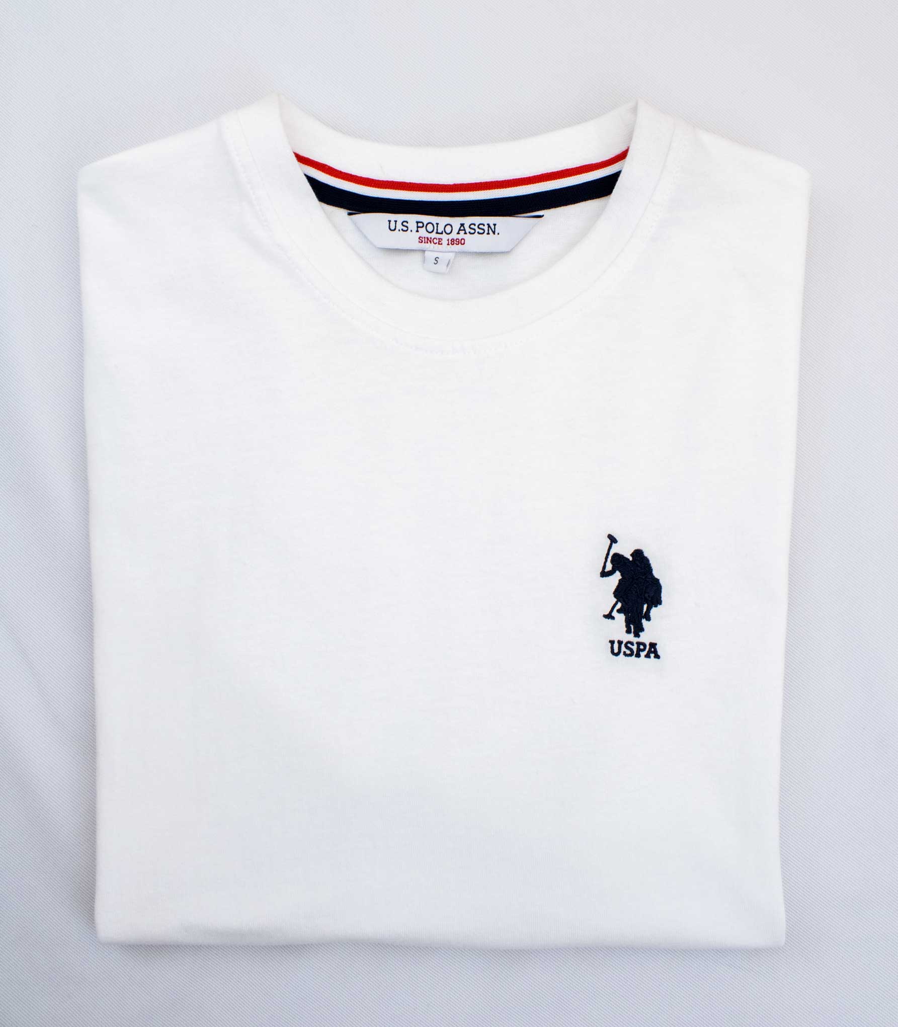 US Polo ASSN Crew Neck T-Shirt White - BOSSINI SA