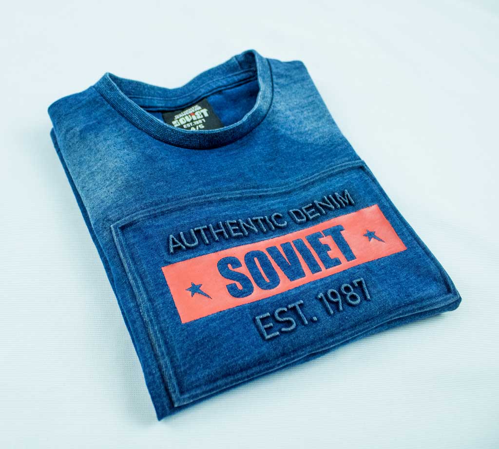 Soviet Matic Boys Navy Tee - BOSSINI SA