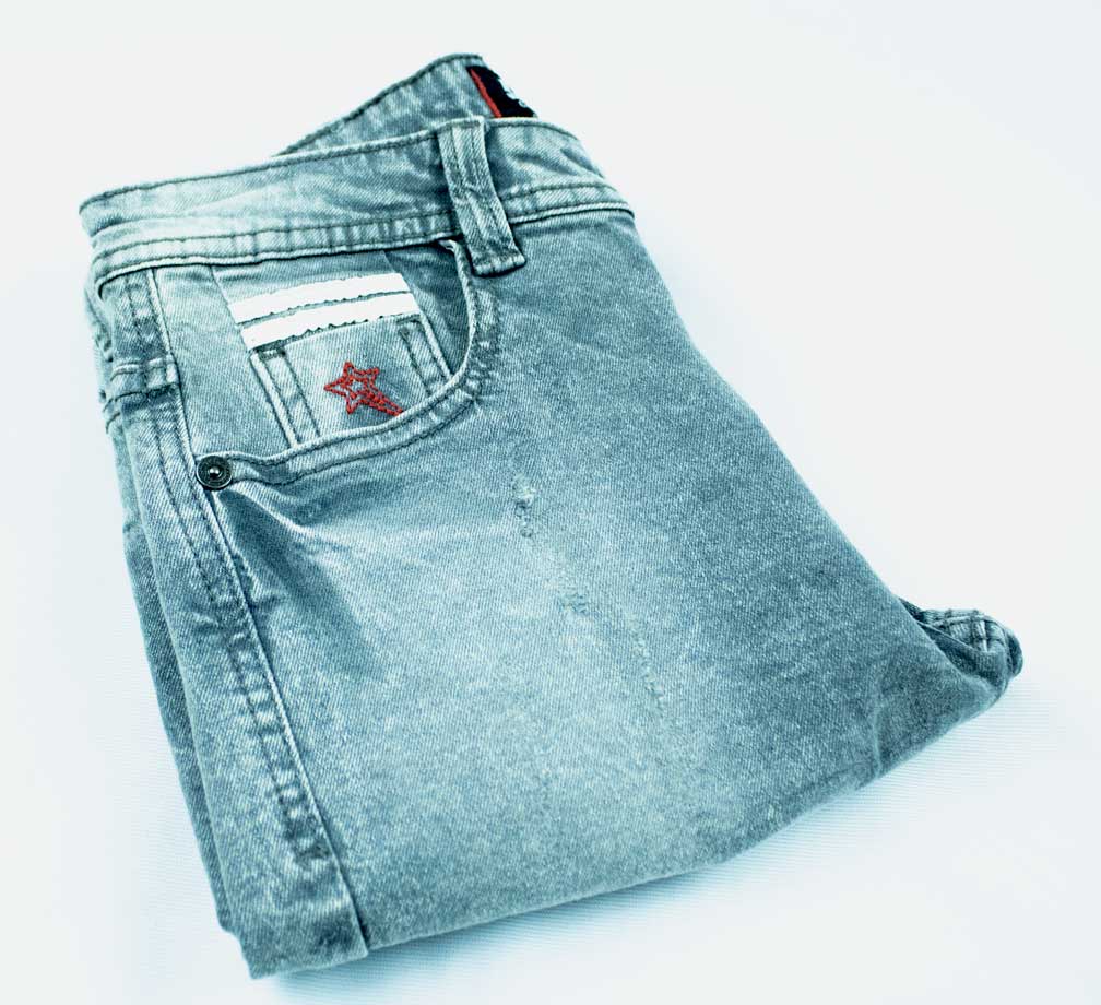 Soviet Boys Grey Denim Shorts - BOSSINI SA