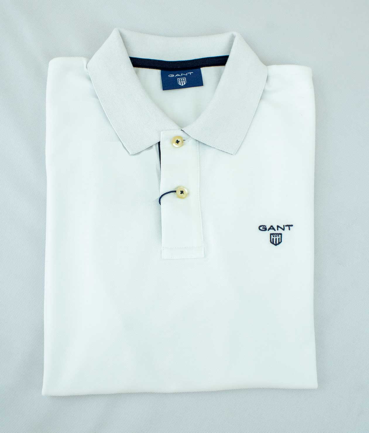 Gant Contrast Collar White Golfer - BOSSINI SA