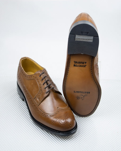 Johnston & Murphy L/up Tan - BOSSINI SA