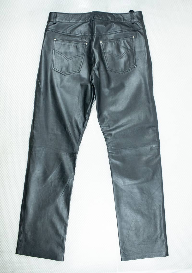 Leather Pants Black - BOSSINI SA